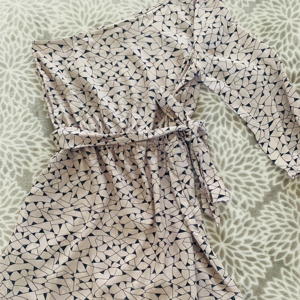 BCBG Generation one shoulder mini dress